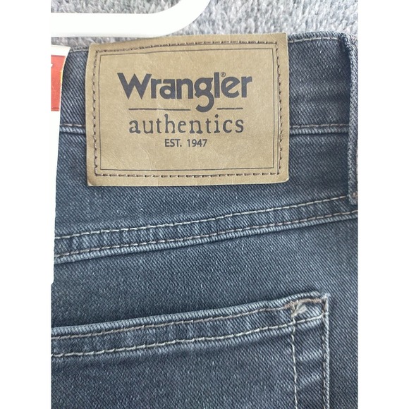 Wrangler Authentics Relaxed Fit Black‎ Denim Jeans Mens Size 40 x 32 - Picture 11 of 16